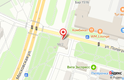 Белый парус на Московской улице на карте