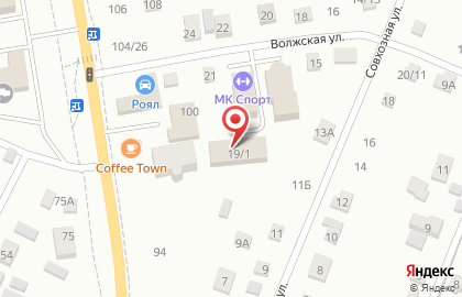 Спортивный клуб МК-спорт на Волжской улице на карте