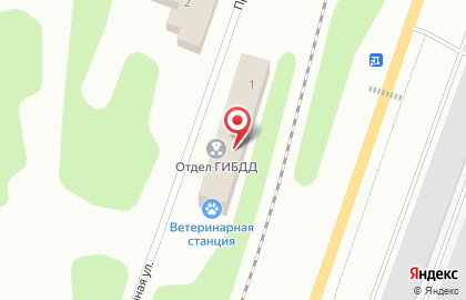 Полярнозоринский межмуниципальный отдел МВД России на Промышленной улице на карте