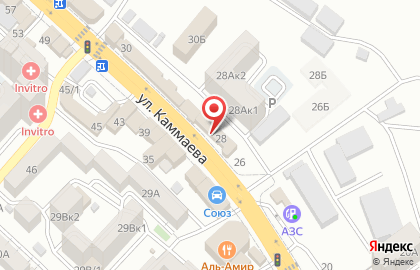 Автомойка самообслуживания в Кировском районе на карте