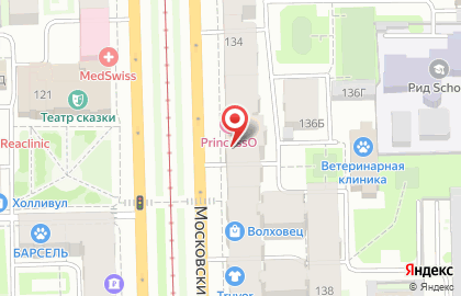 Салон купальников Пляжи Мира на Московском проспекте на карте