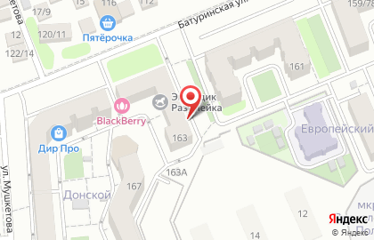 Донской, ООО ЮгСпецСтрой на Батуринской улице на карте