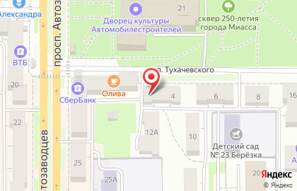 Салон красоты Amore на улице Тухачевского на карте