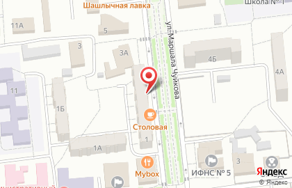 Стоматологическая поликлиника №8 на улице Маршала Чуйкова на карте