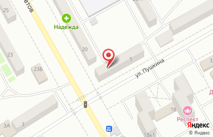 Юридическая компания по банкротству физических лиц Бизнес-Юрист на улице Пушкина на карте