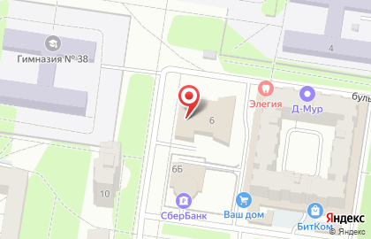 Анна на бульваре Кулибина на карте