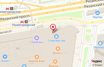 Салон связи Yota на Нижегородской на карте
