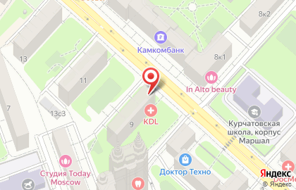 Кофейня в Москве на карте