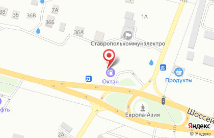 Октан в Ставрополе на карте