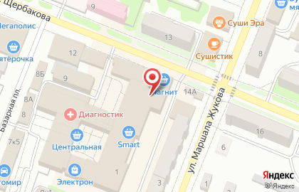 Микрокредитная компания Микрон на Базарной площади на карте