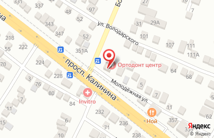 Стоматологическая клиника Ортодонт Центр на Пушкинской улице на карте