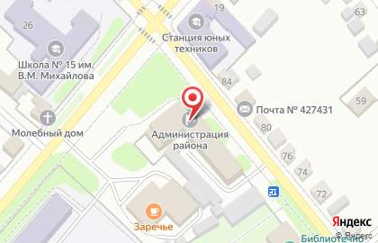 Отдел социальной защиты населения в Воткинском районе на карте