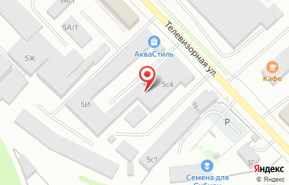 Торгово-монтажная компания Аркада на Телевизорной улице на карте