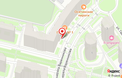 Магазин бир мир на улице Генерала Варенникова на карте