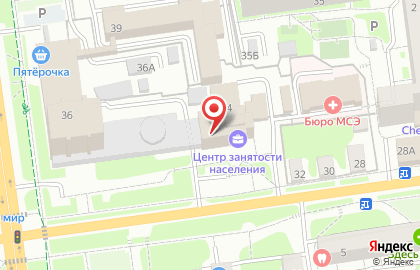 Министерство труда и социальной защиты Тульской области в Туле на карте
