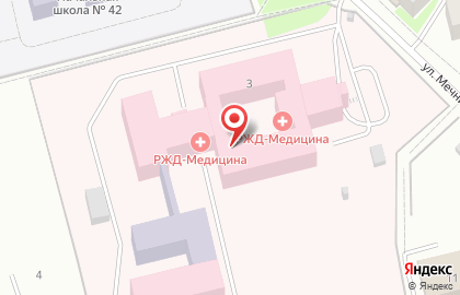 Отделенческая клиническая больница на улице Мечникова на карте