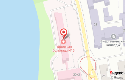 Городская клиническая больница №5 на Российской улице, 20 на карте