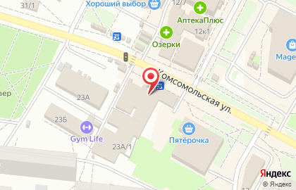 Магазин кондитерской продукции Наслаждение в Кировском районе на карте