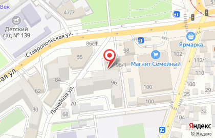 Правовая защита, ООО на Ставропольской улице на карте