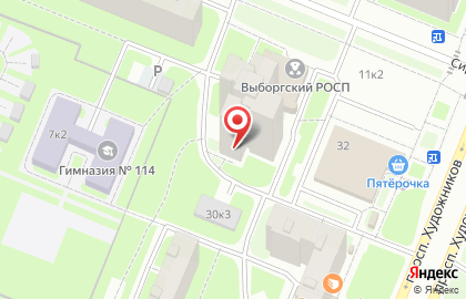 Парикмахерская в Санкт-Петербурге на карте