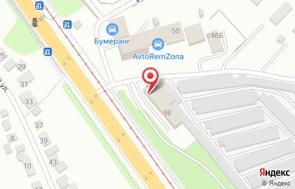 Магазин автозапчастей Автосеть в Октябрьском районе на карте
