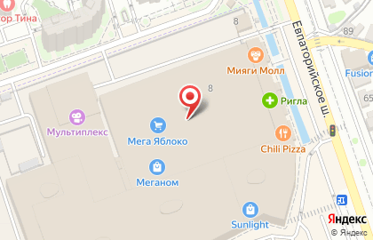 Книжный магазин Читай-город в ТЦ Меганом на карте