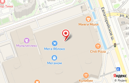 ТЦ Меганом на карте