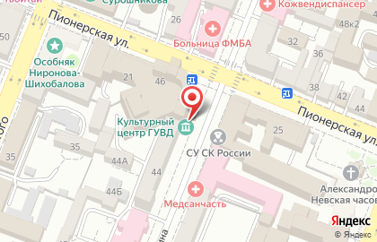 Культурный центр Главное управление МВД России по Самарской области на карте