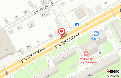 Щиты 3х6 от Север на улице Шевченко на карте