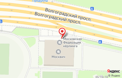 МОСКВИЧ, ледовый дворец на карте