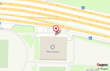 МОСКВИЧ, ледовый дворец на карте