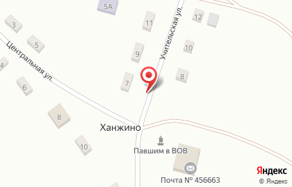 Почта России, АО на Учительской улице на карте