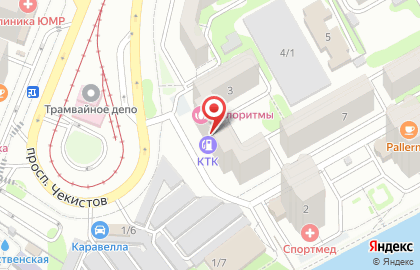 Типография МАГ в Западном районе на карте