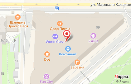 Сеть постаматов PickPoint на проспекте Стачек на карте