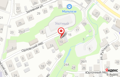 Торгово-ремонтная фирма Джоуль в Орловском переулке на карте