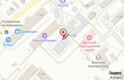 Перекресток в Барнауле на карте
