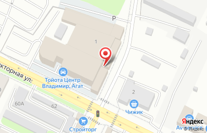Столовая на Тракторной на карте