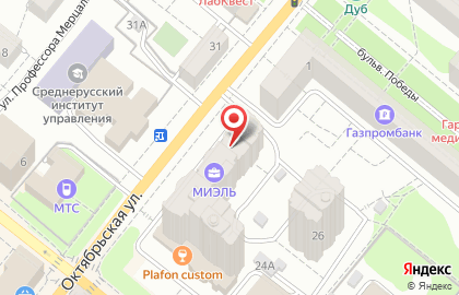 Производственно-торговая компания Техномастер на Октябрьской улице на карте