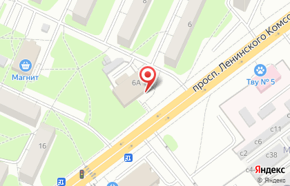 Коллегия адвокатов Особое мнение на проспекте Ленинского Комсомола на карте