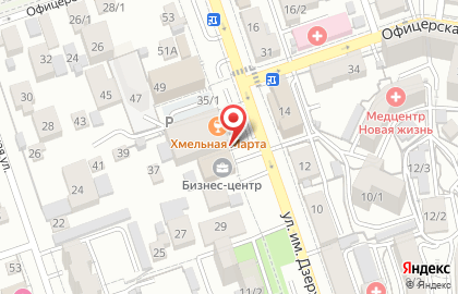 Акционерный коммерческий банк АК Барс на ​Дзержинского, 35 на карте