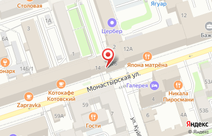 Инфатек на Монастырской улице на карте