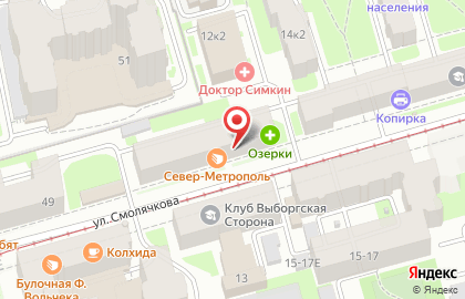 Pixel на улице Смолячкова на карте