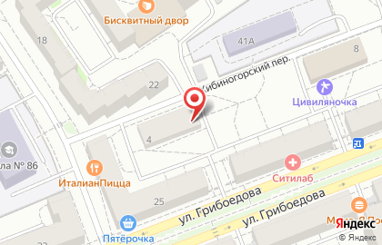 Парикмахерская Виктория в Хибиногорском переулке на карте