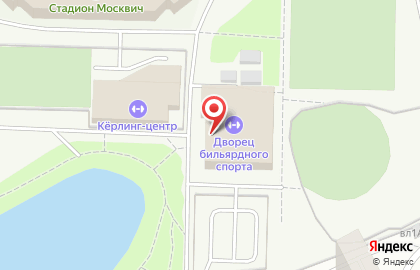 Москвич, дворец спорта на карте