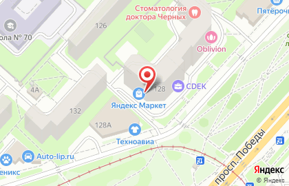 Кафе Бриз в Октябрьском районе на карте