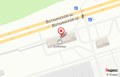 Интернет-агентство на Воткинском шоссе на карте