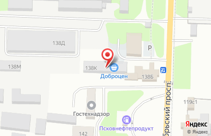 Супермаркет Доброцен, супермаркет на Октябрьском проспекте на карте