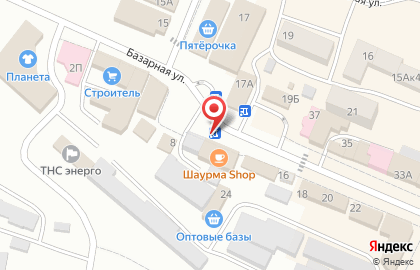 Займ универсал на Базарной улице на карте