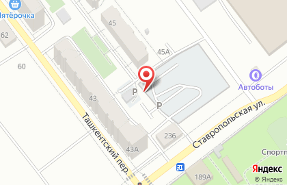 Автостоянка в Самаре на карте