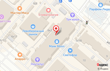 Мебельный салон Инсайт на проспекте Комарова на карте